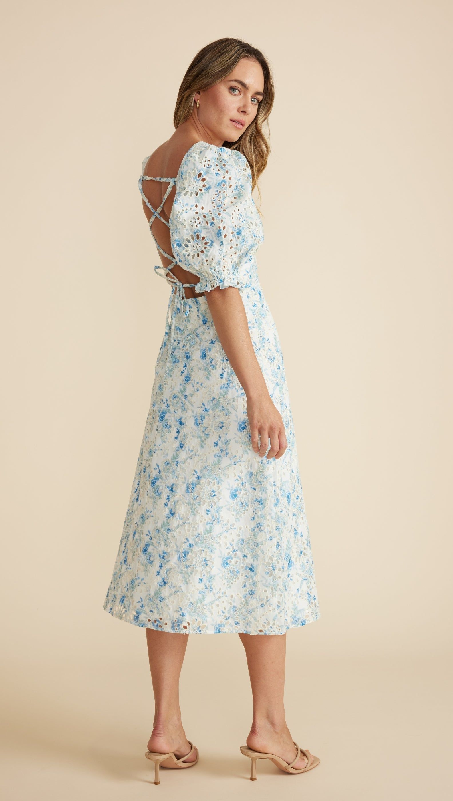 Zephyr Open Tie Back Midi Dress sold by MINKPINK product image thumbnail 2