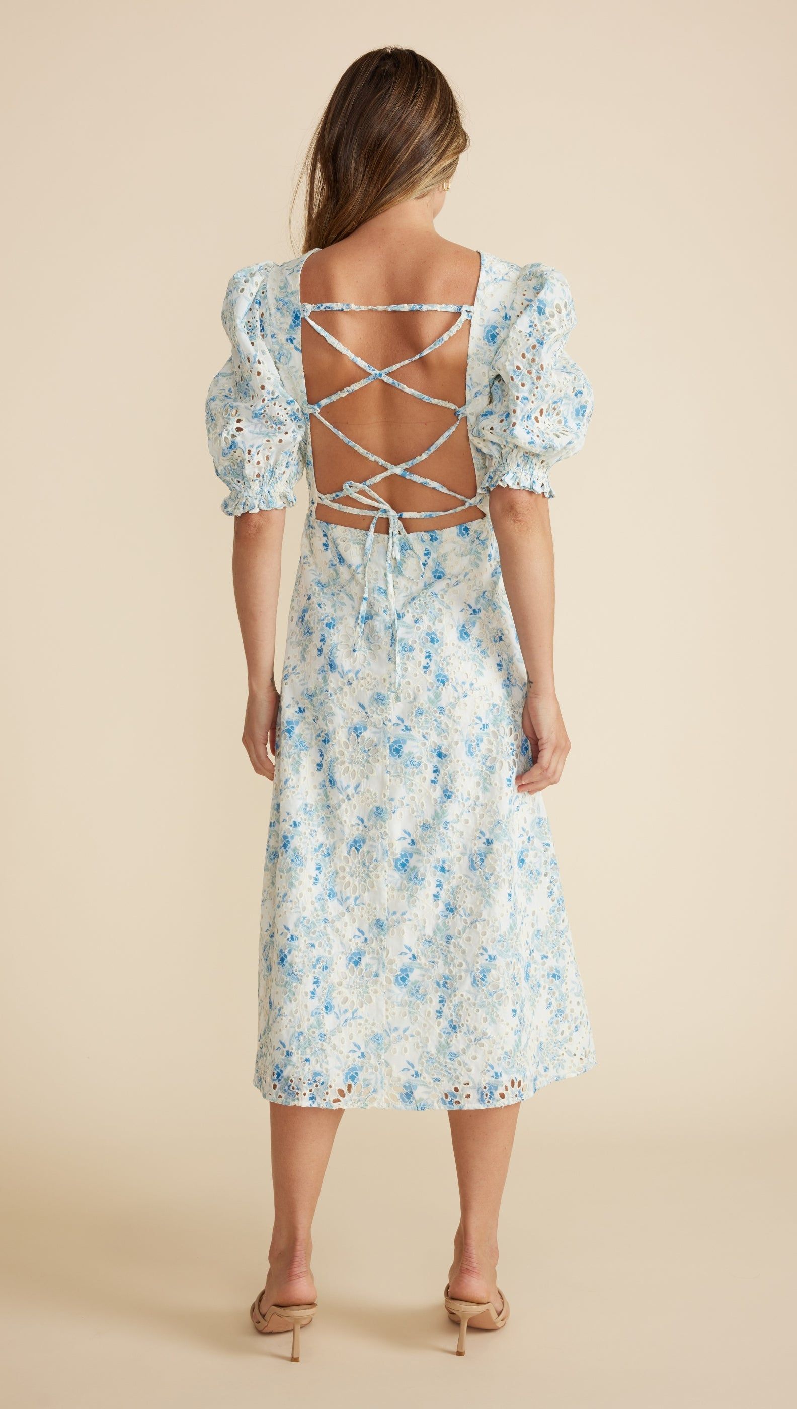 Zephyr Open Tie Back Midi Dress sold by MINKPINK product image thumbnail 4