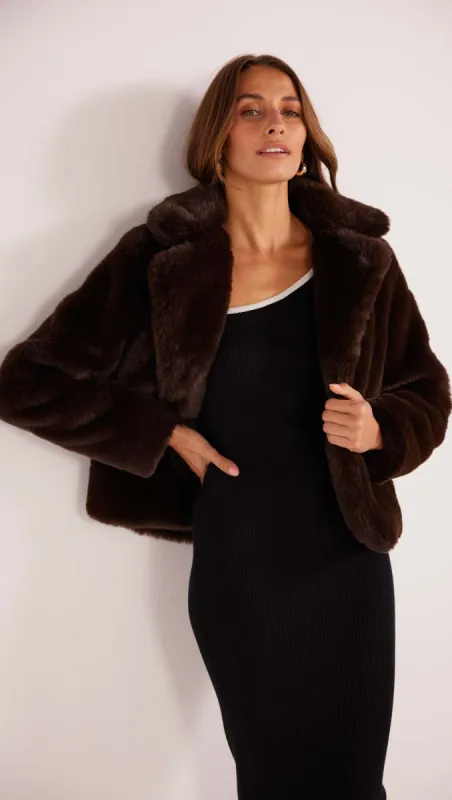 Zara Faux Fur Jacket - Final Sale sold by MINKPINK
