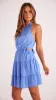 Solana Tie Back Satin Mini Dress - Final Sale sold by MINKPINK