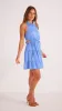 Solana Tie Back Satin Mini Dress - Final Sale sold by MINKPINK