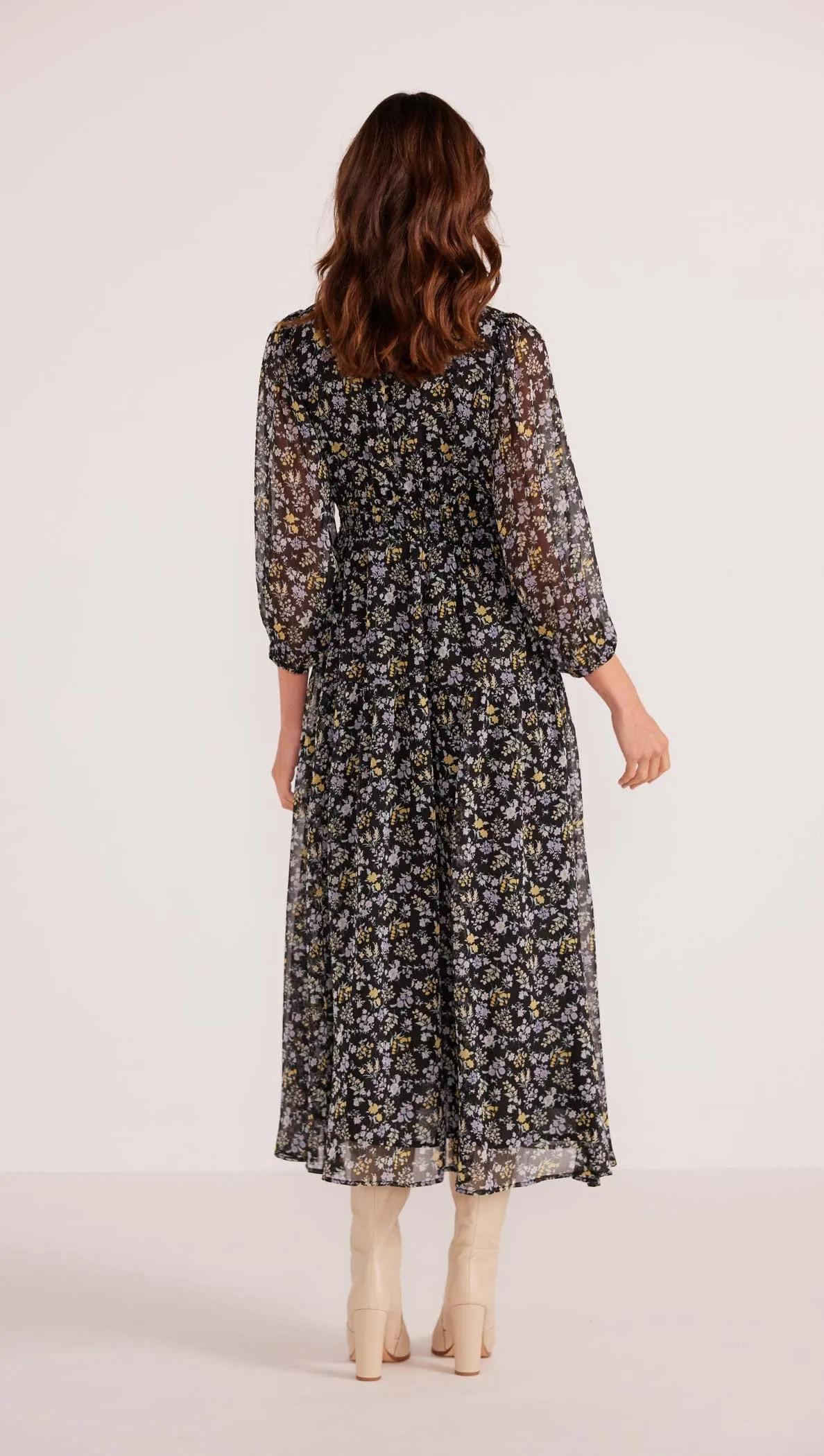 Taylee Long Sleeve Midi Dress sold by MINKPINK product image thumbnail 4