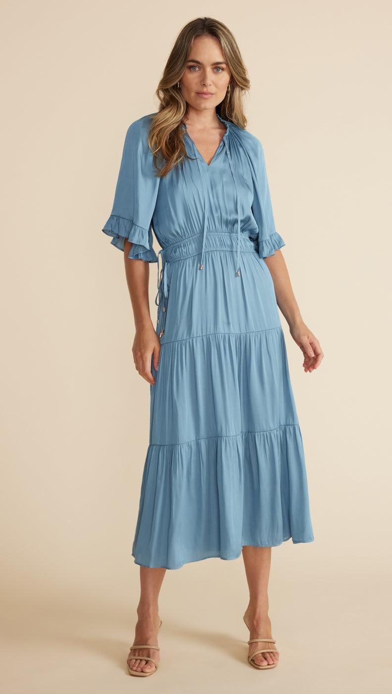 Ines Midi Dress French Blue sold by MINKPINK product image thumbnail 2