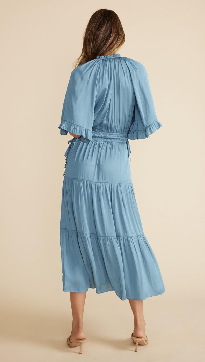 Ines Midi Dress French Blue sold by MINKPINK product image thumbnail 5