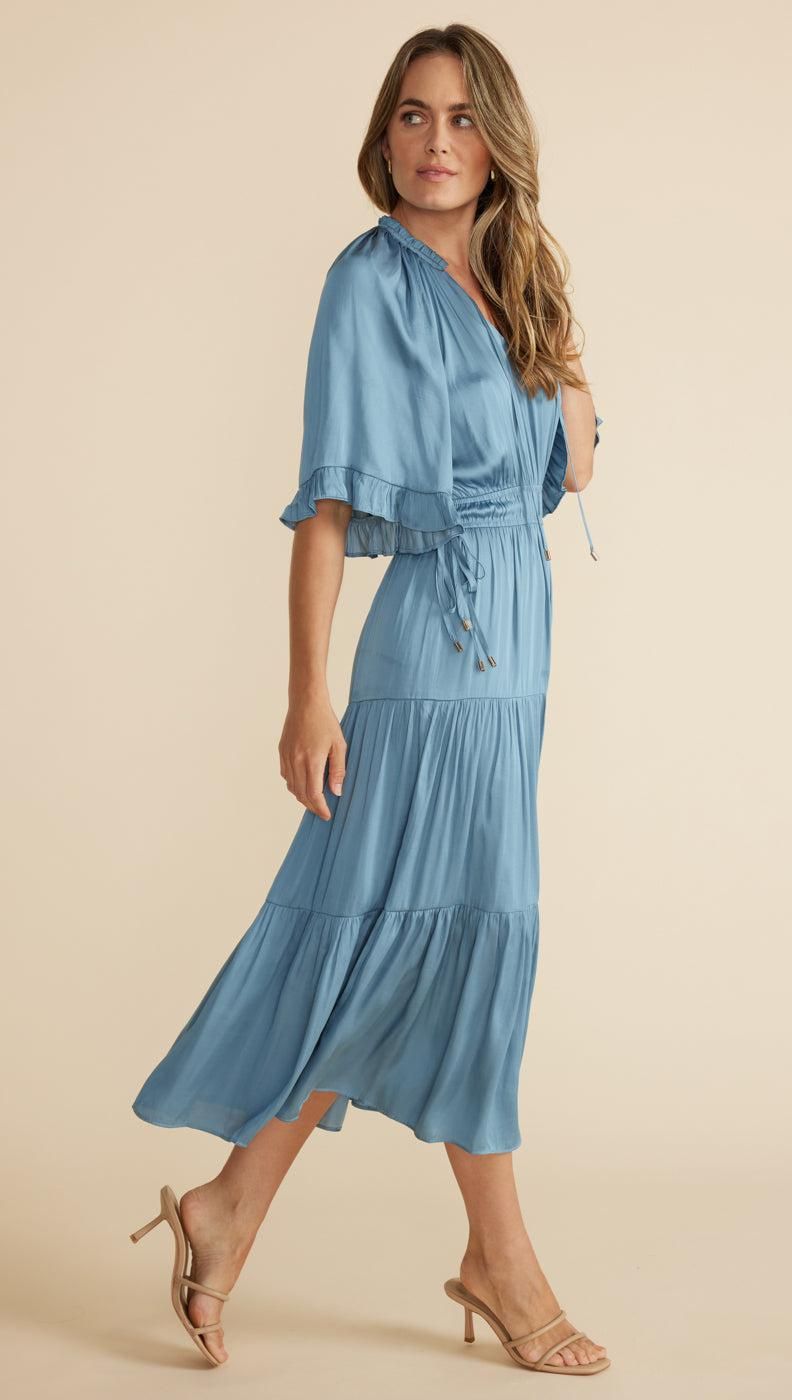 Ines Midi Dress French Blue sold by MINKPINK product image thumbnail 3