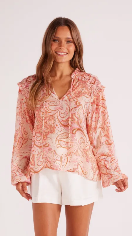 Katniss Blouse sold by MINKPINK