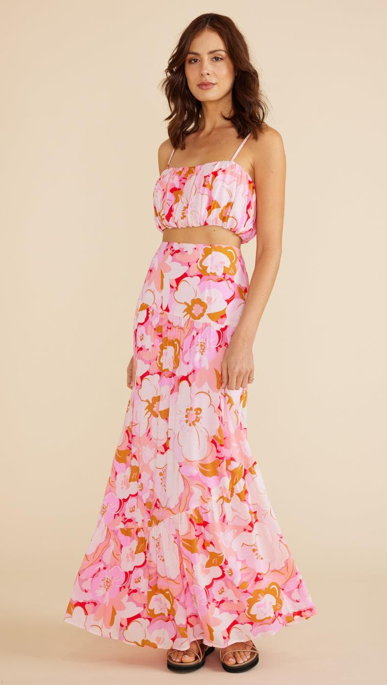 AMINA TIERED MAXI SKIRT sold by MINKPINK