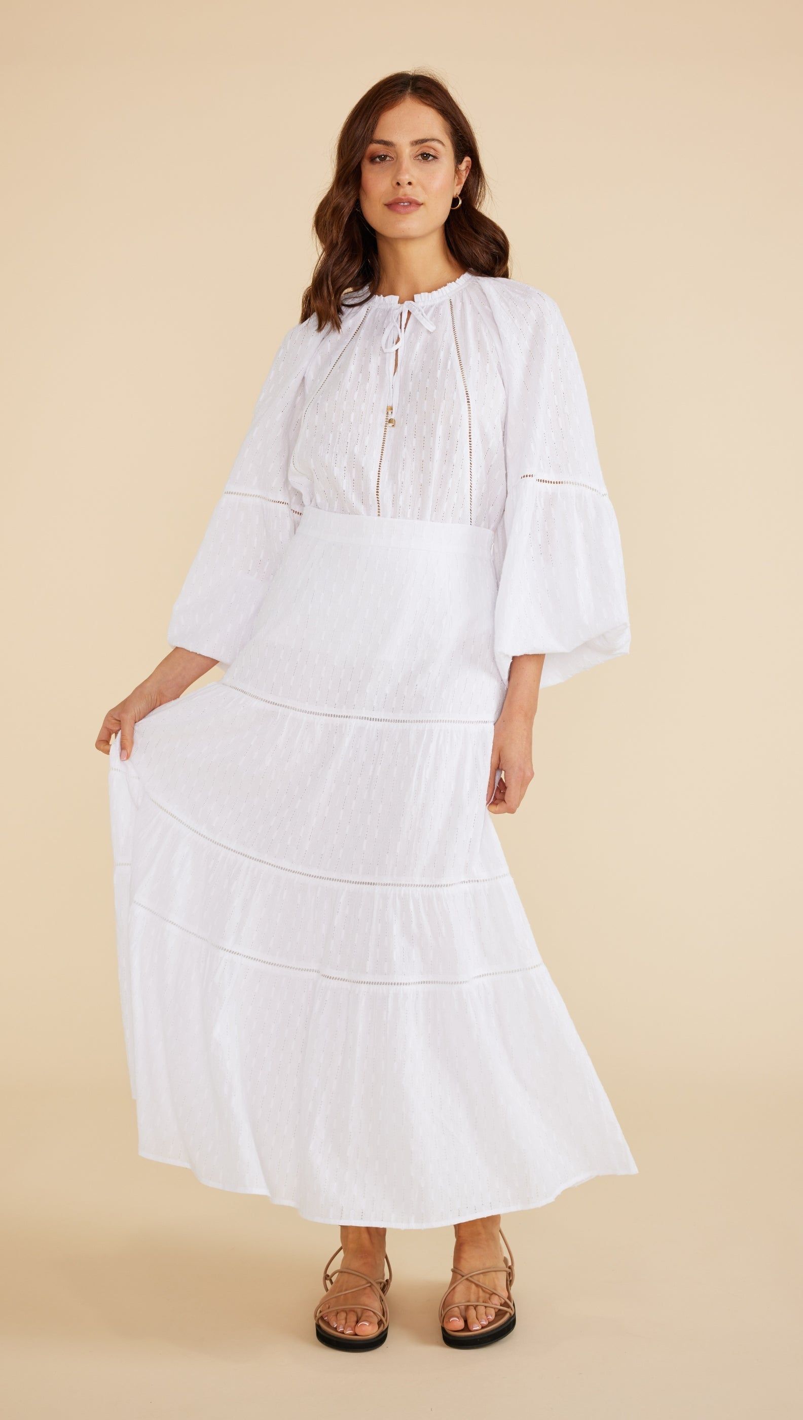 Maisie Broderie Midi Skirt sold by MINKPINK product image thumbnail 2