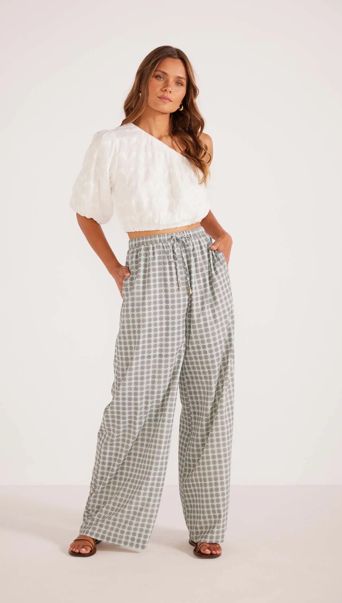 Nula Drawstring Pant - Final Sale sold by MINKPINK