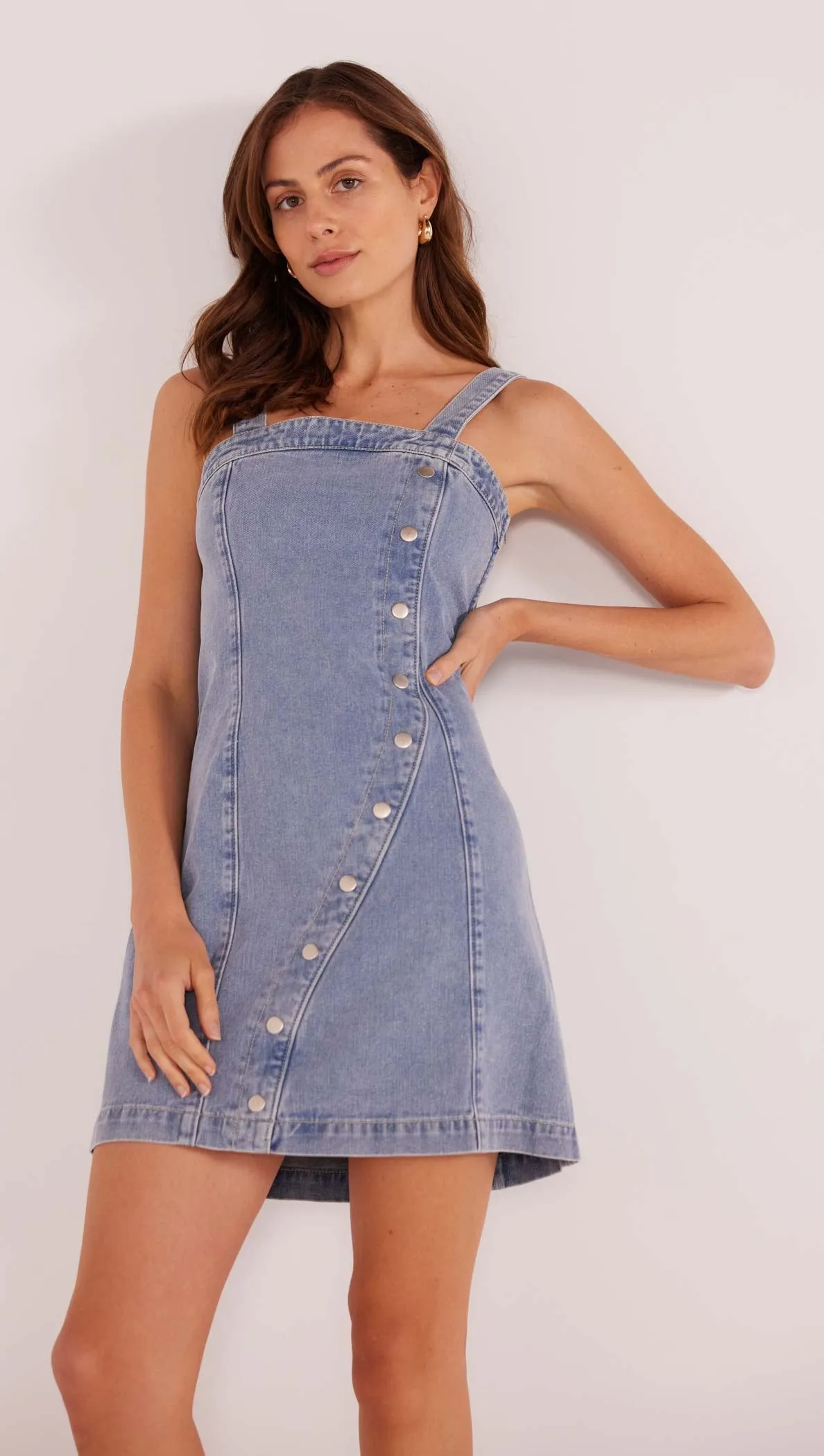 Jessie Denim Mini Dress - Final Sale sold by MINKPINK product image thumbnail 2