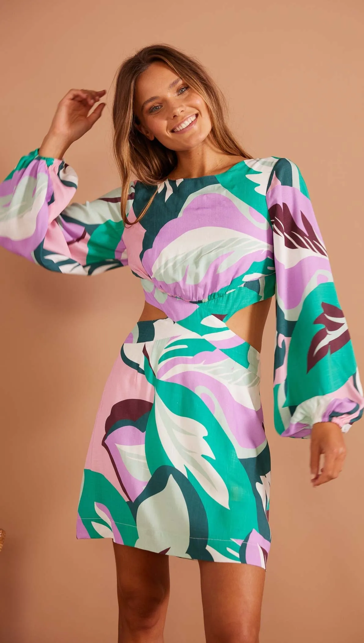 Brisa Marina Mini Dress sold by MINKPINK