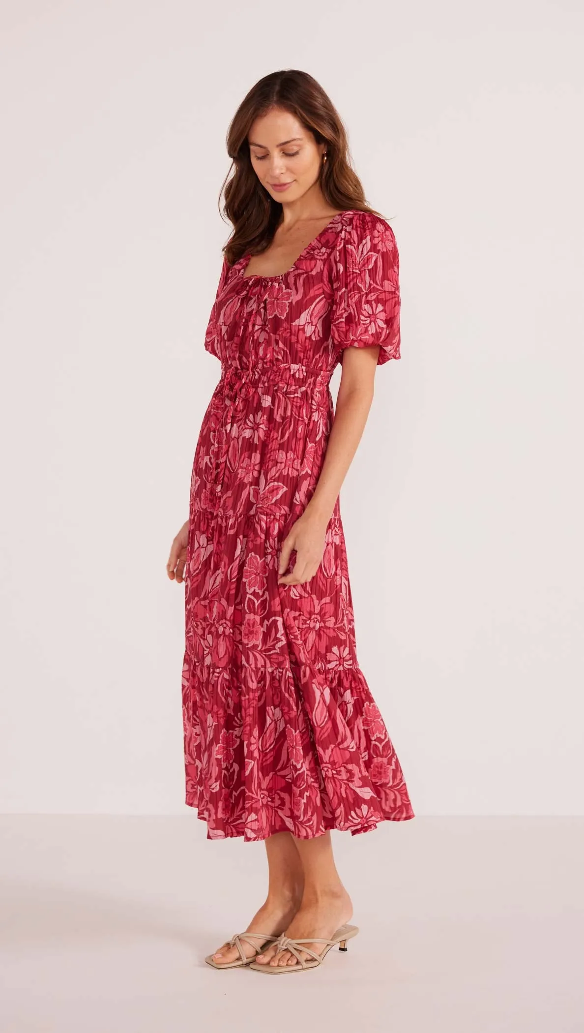 Mae Tiered Midi Dress sold by MINKPINK product image thumbnail 4