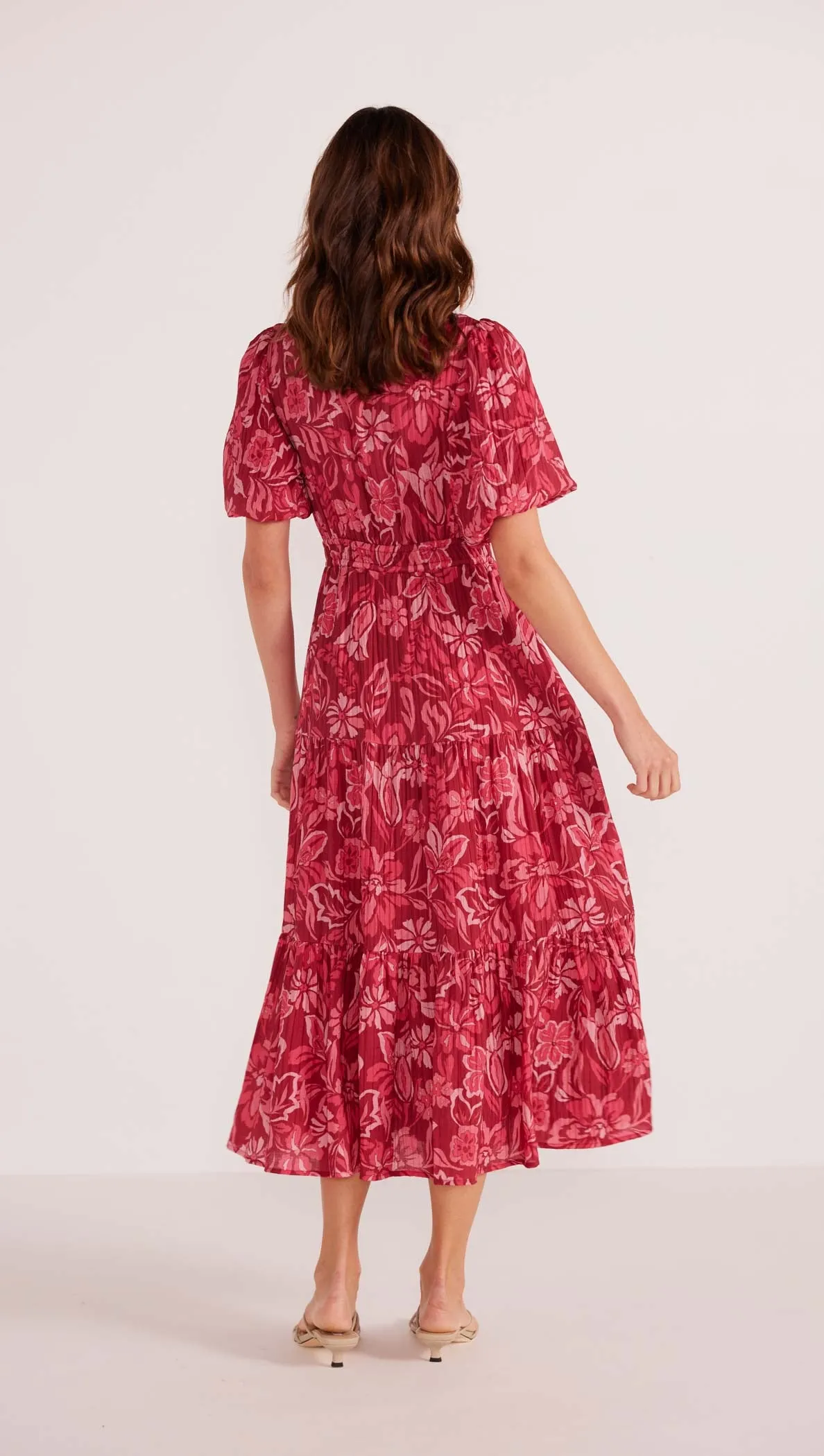 Mae Tiered Midi Dress sold by MINKPINK product image thumbnail 5