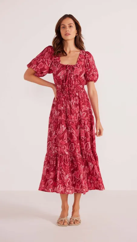 Mae Tiered Midi Dress sold by MINKPINK