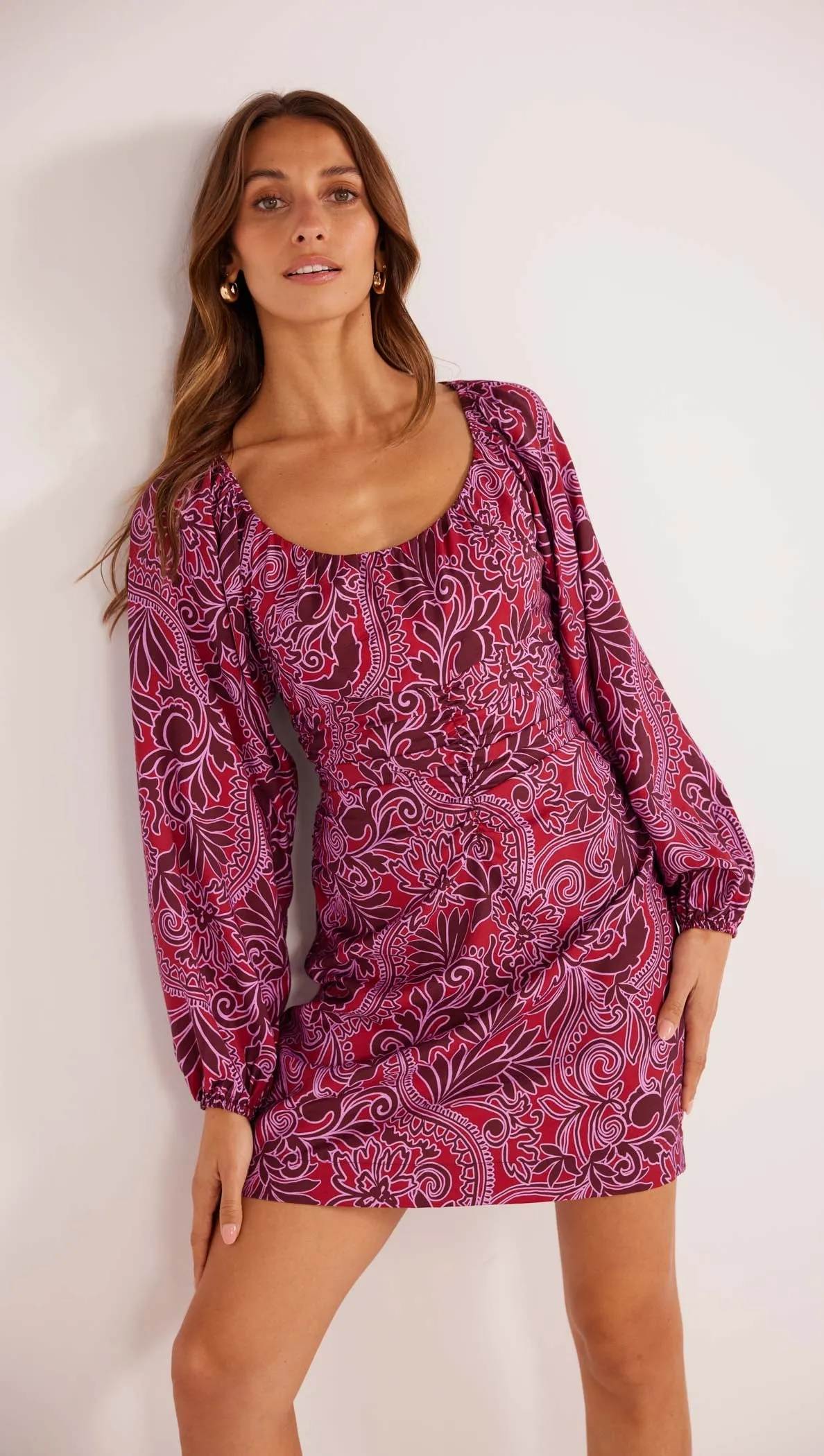Chiara Ruched Mini Dress - Final Sale sold by MINKPINK product image thumbnail 3