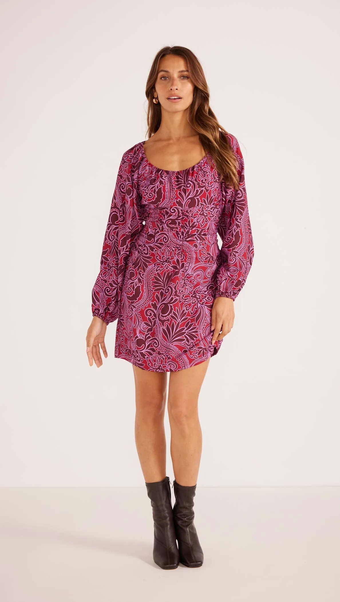 Chiara Ruched Mini Dress - Final Sale sold by MINKPINK product image thumbnail 4