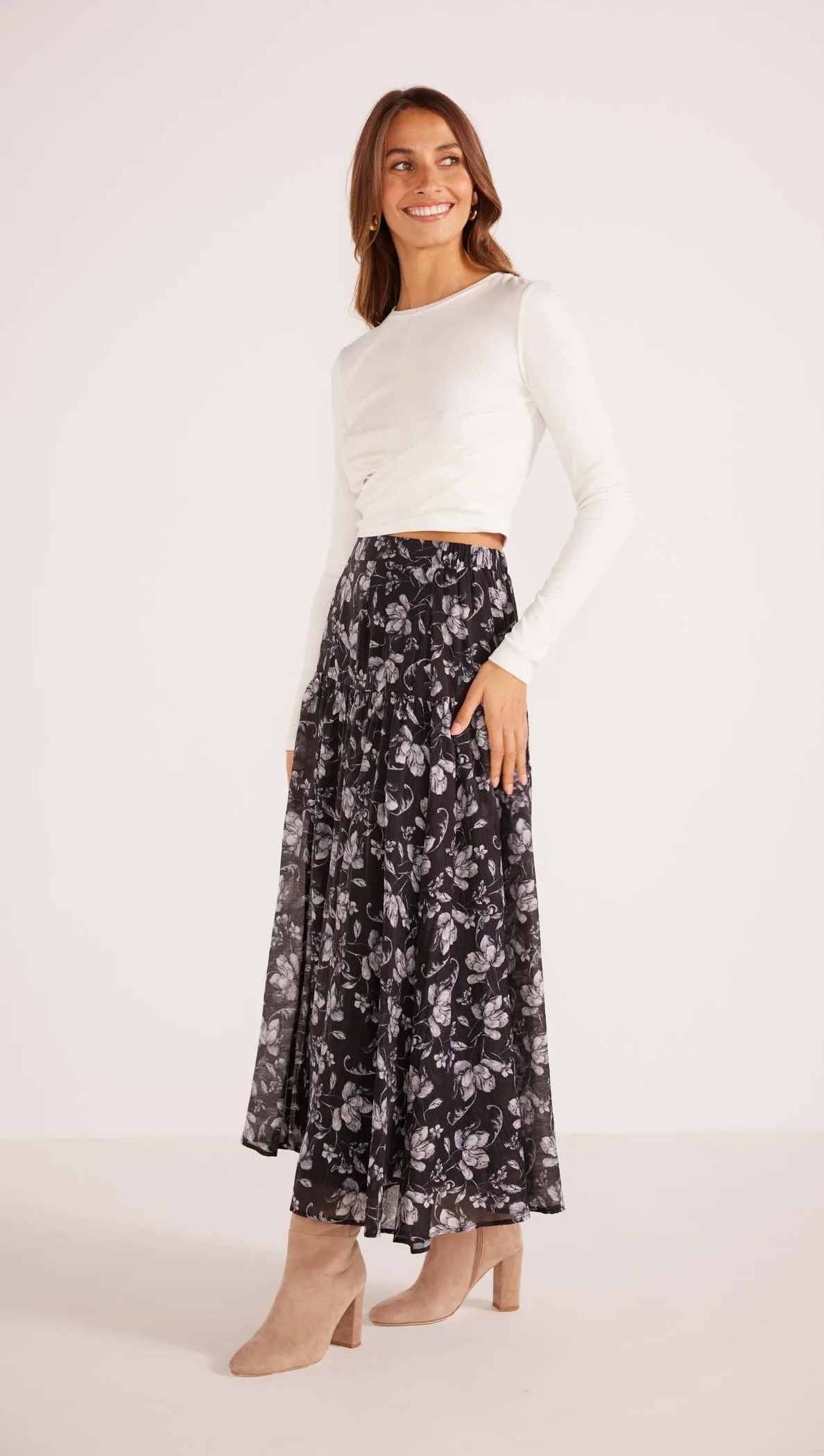 Luzette Midi Skirt - Final Sale sold by MINKPINK product image thumbnail 3