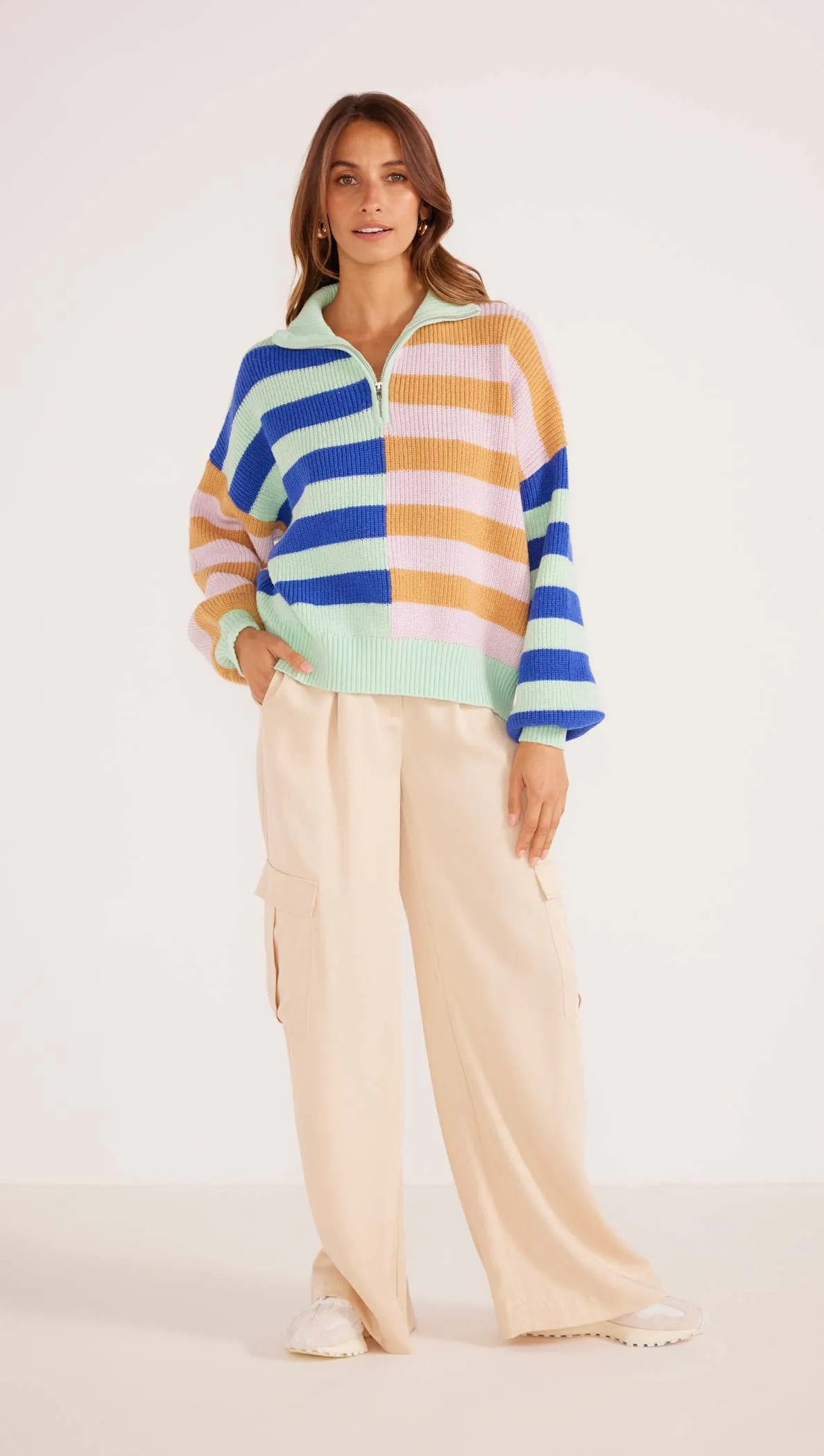 Astrid Quarter Zip Jumper sold by MINKPINK product image thumbnail 2