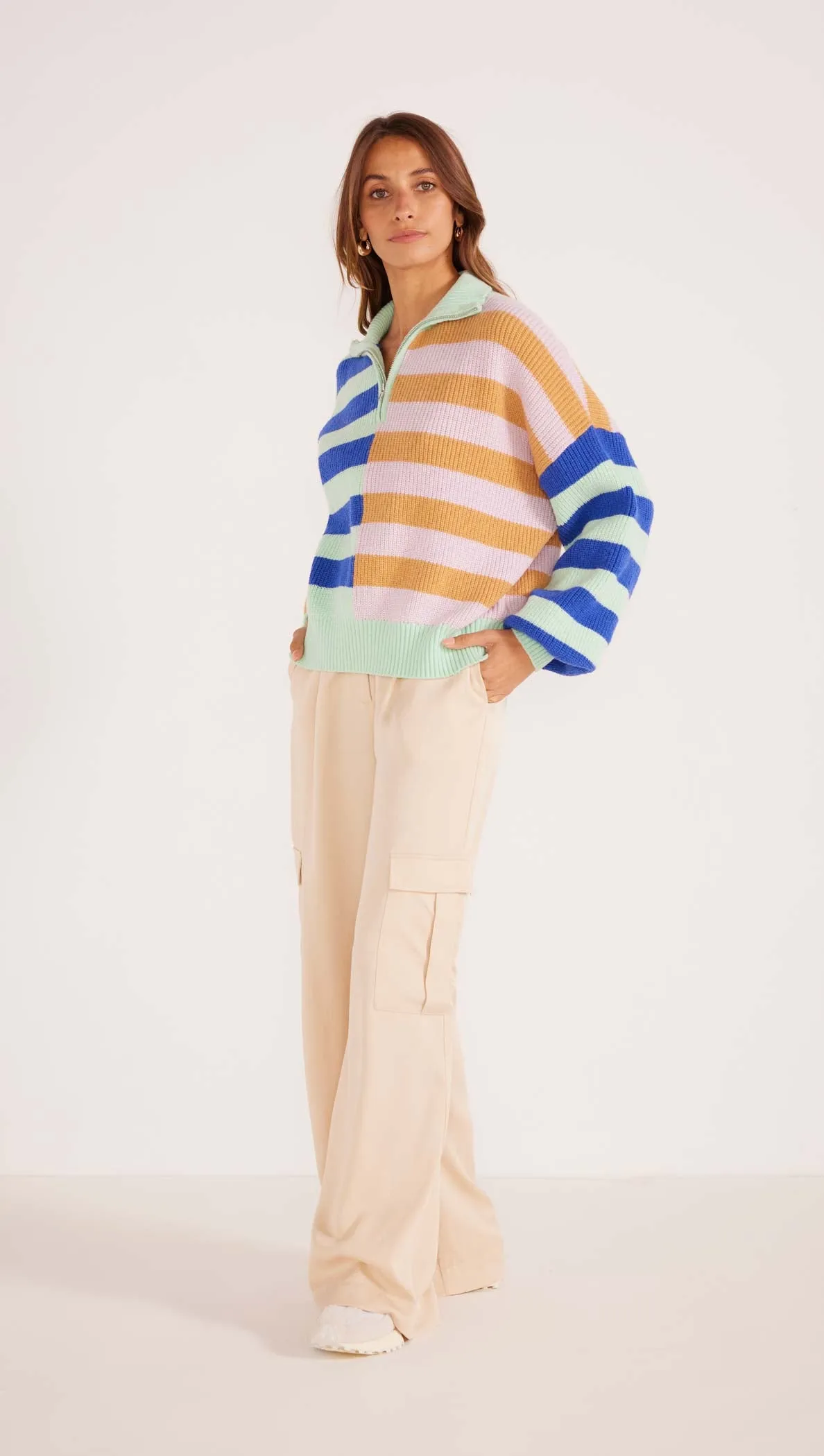 Astrid Quarter Zip Jumper sold by MINKPINK product image thumbnail 3