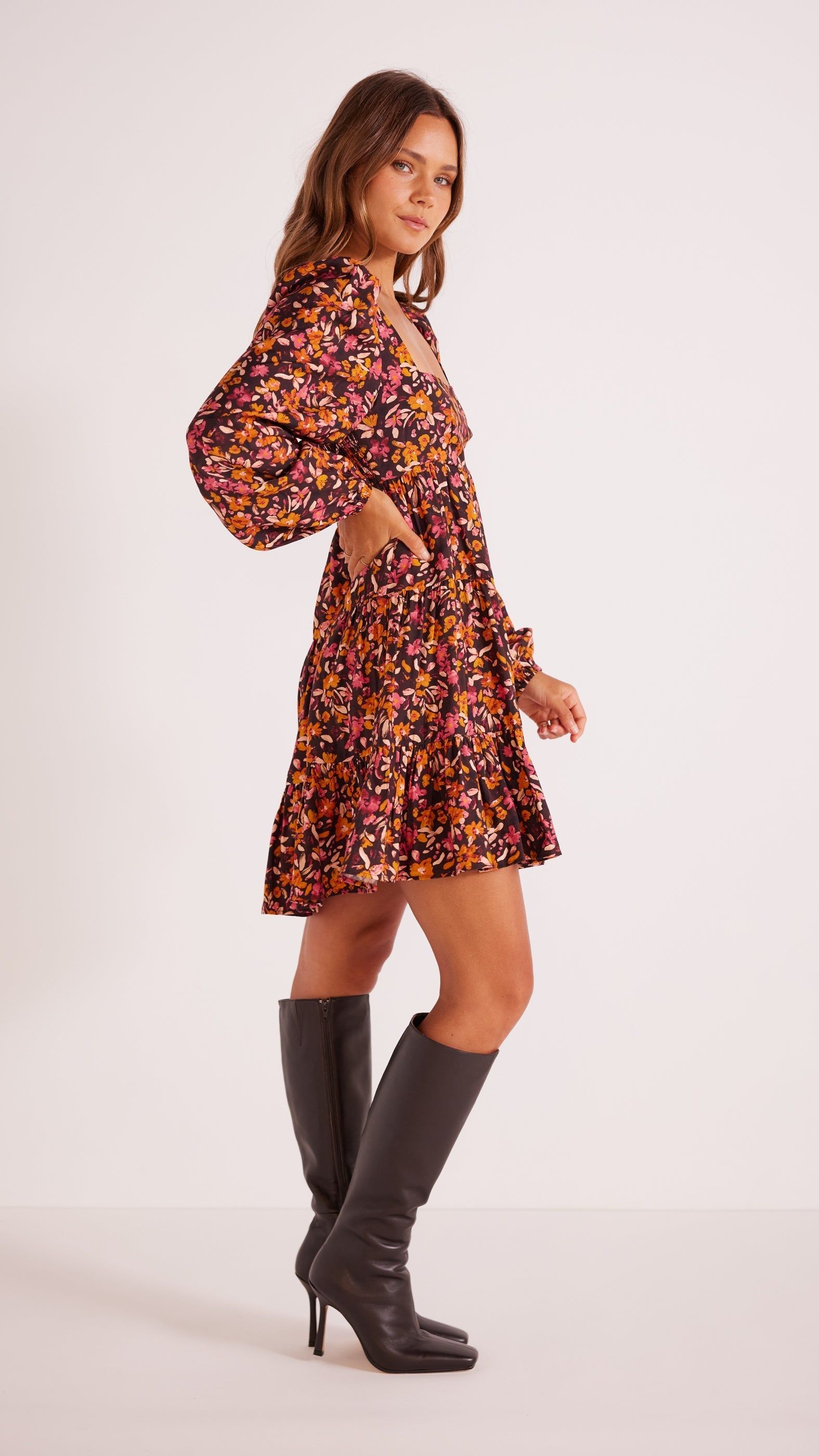 Sorrento Tie Back Mini Dress sold by MINKPINK product image thumbnail 4