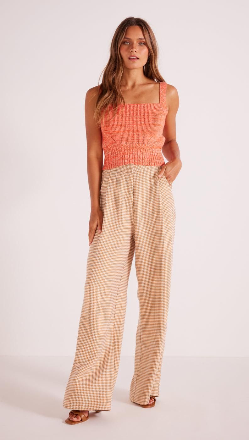 Millie Knit Crop Tank Tomato sold by MINKPINK product image thumbnail 2