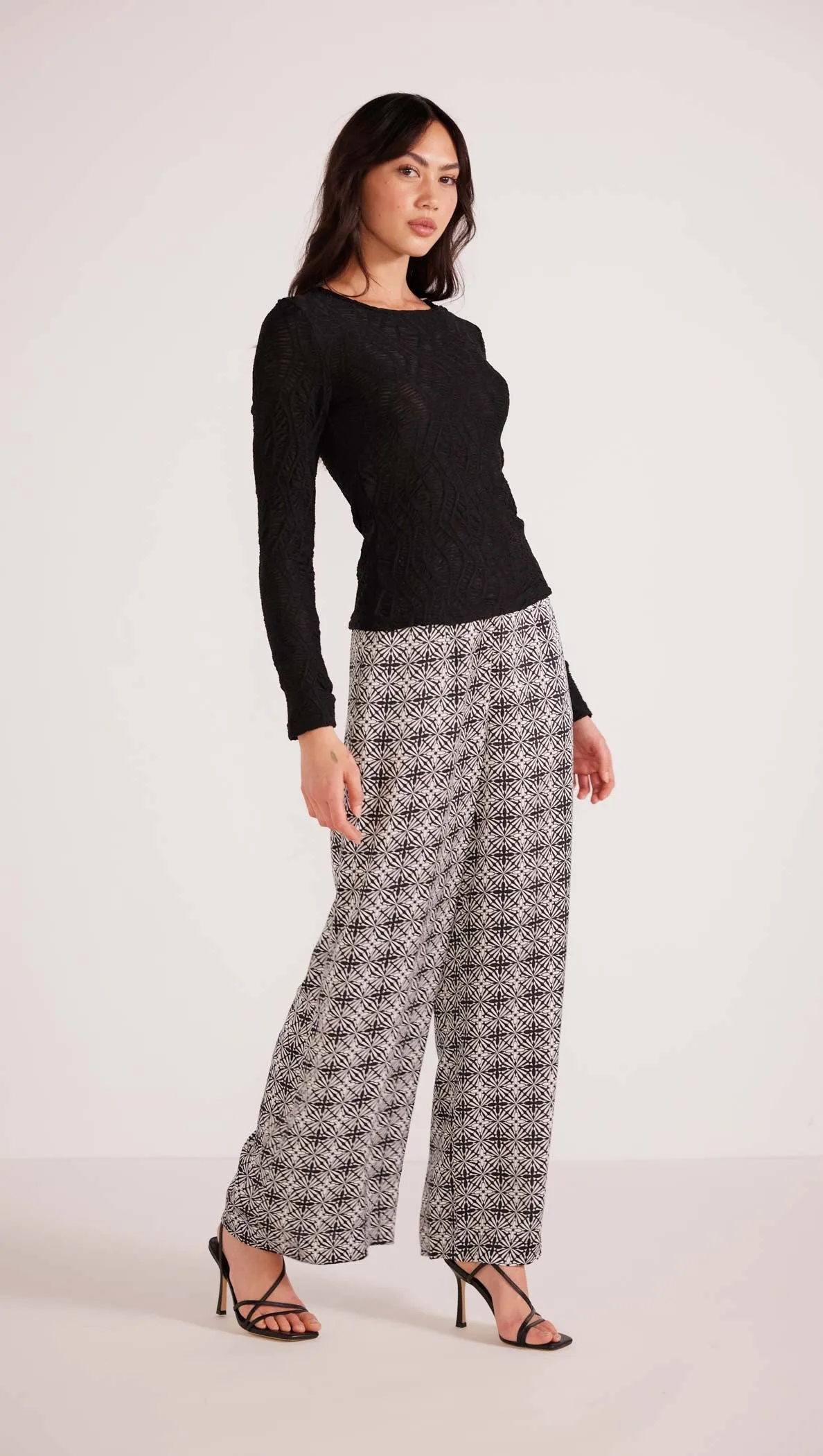 Elise Long Sleeve Mesh Top - Final Sale sold by MINKPINK product image thumbnail 3