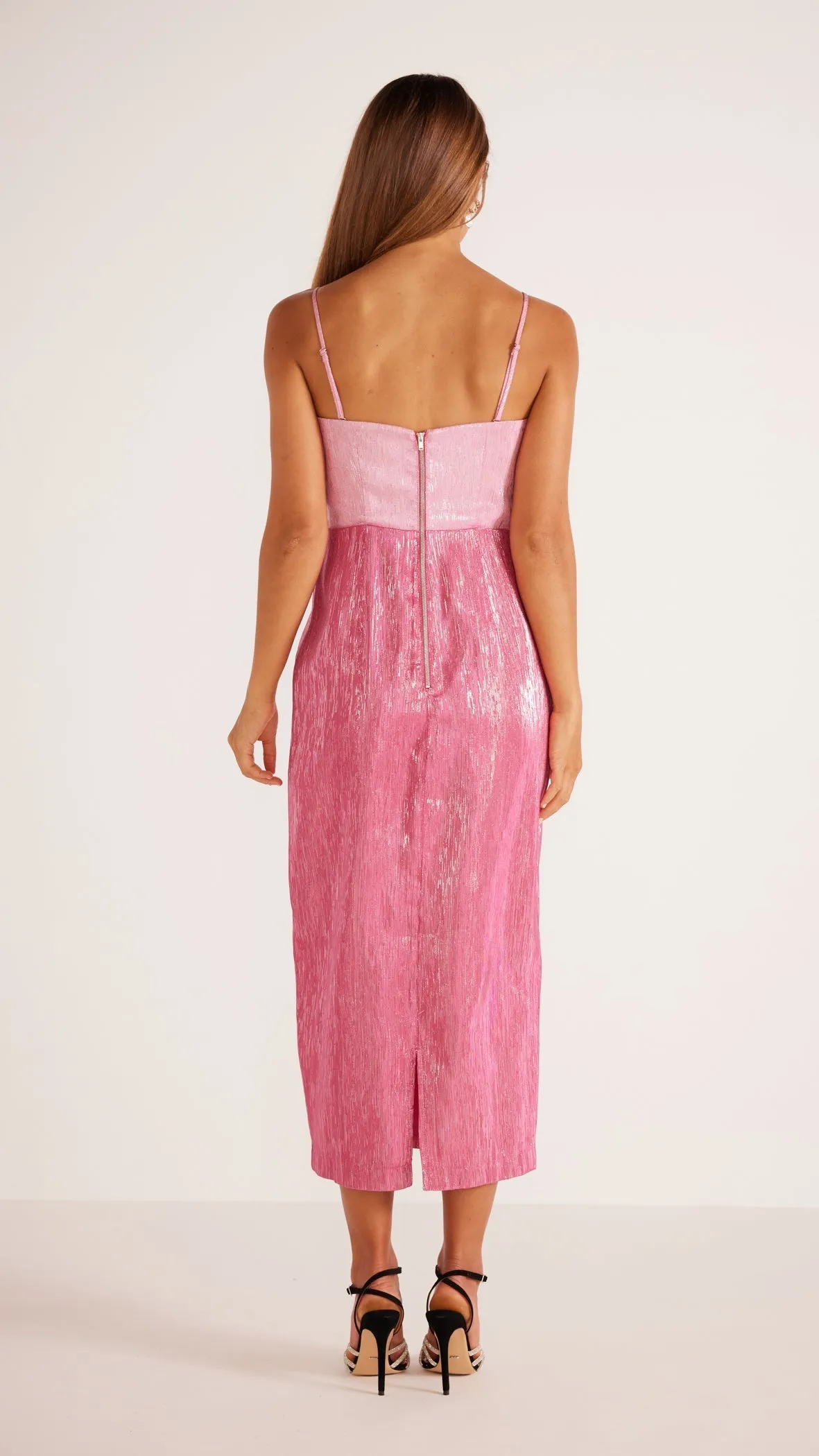 Vida Lurex Midi Dress sold by MINKPINK product image thumbnail 5
