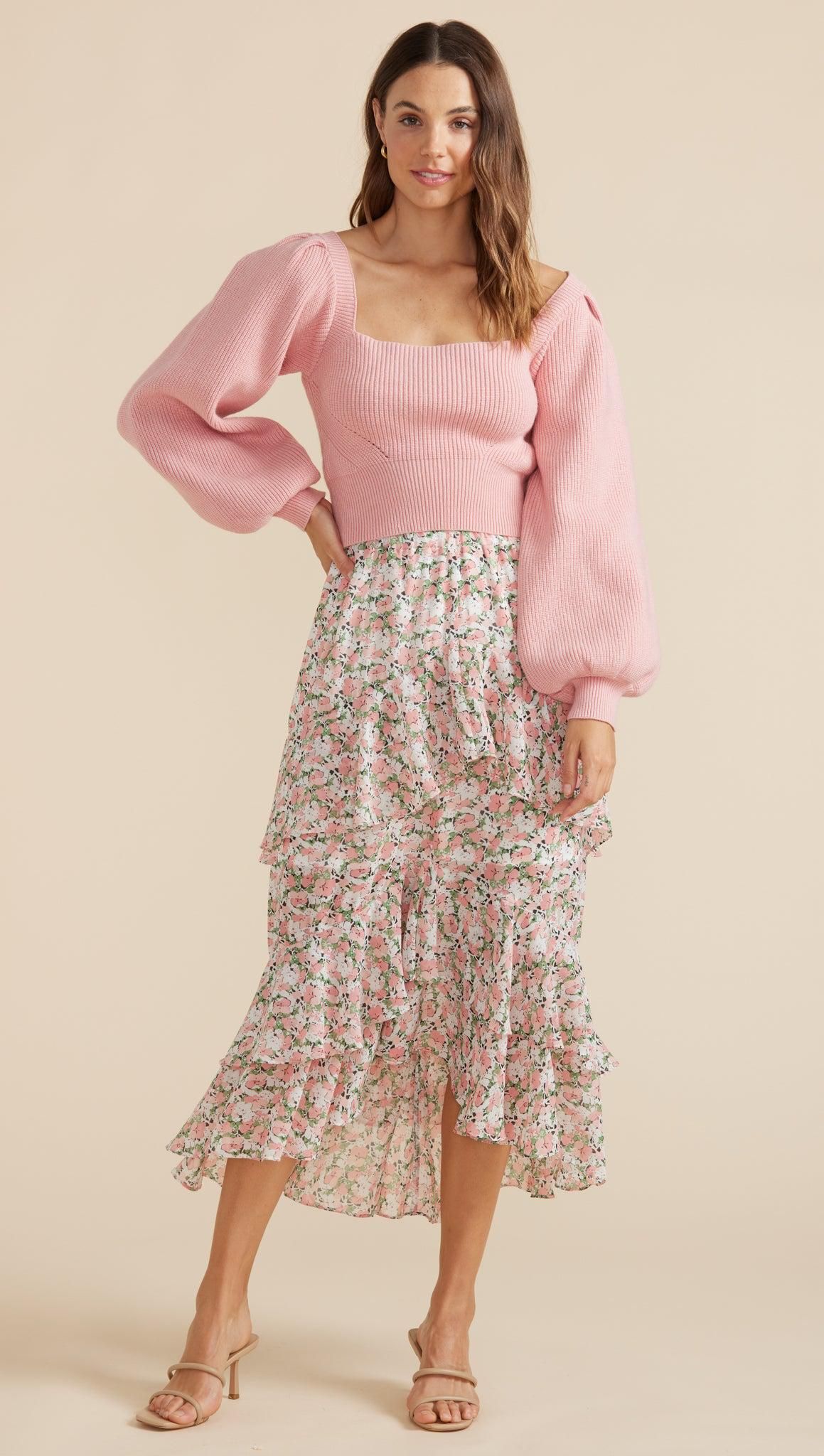 Kalgan Knit Top Blush sold by MINKPINK