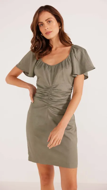 Willa Ruched Mini Dress - Final Sale sold by MINKPINK