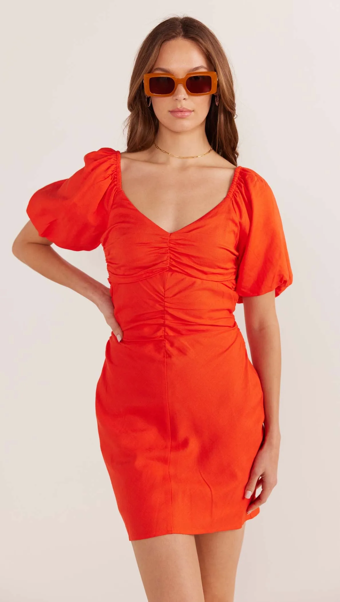 Nerida Ruched Mini Dress - Final Sale sold by MINKPINK product image thumbnail 4