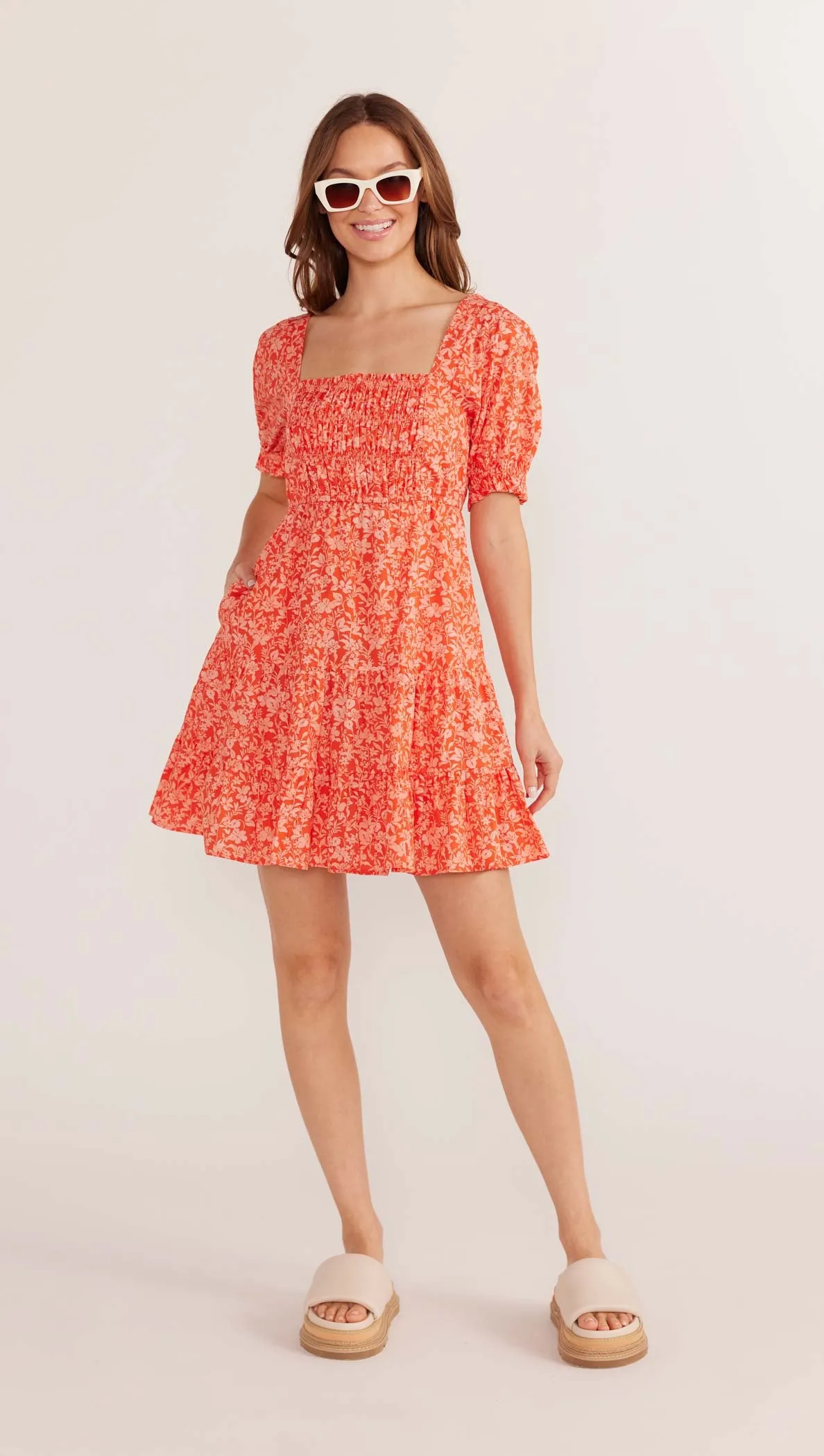Shayna Puff Sleeve Mini Dress - Final Sale sold by MINKPINK