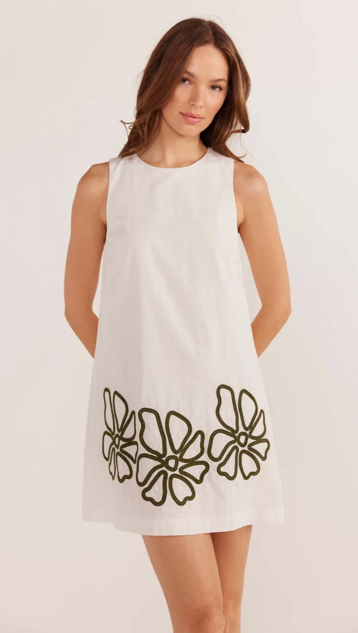 Kimika Embroidered Mini Dress - Final Sale sold by MINKPINK
