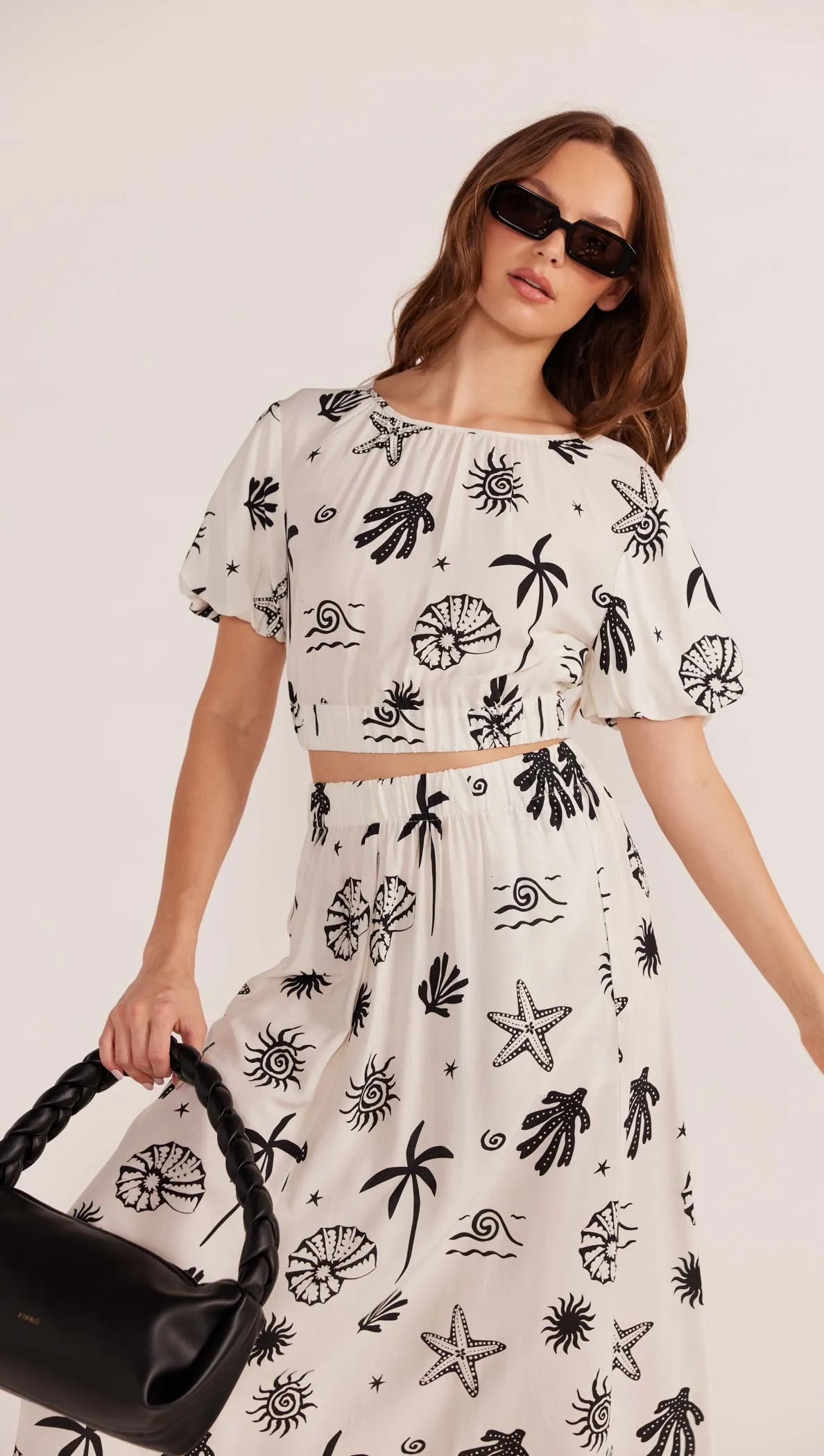 Shell Midi Skirt - Final Sale sold by MINKPINK product image thumbnail 4