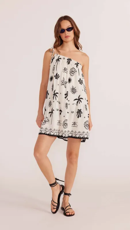 Shell One Shoulder Mini Dress - Final Sale sold by MINKPINK