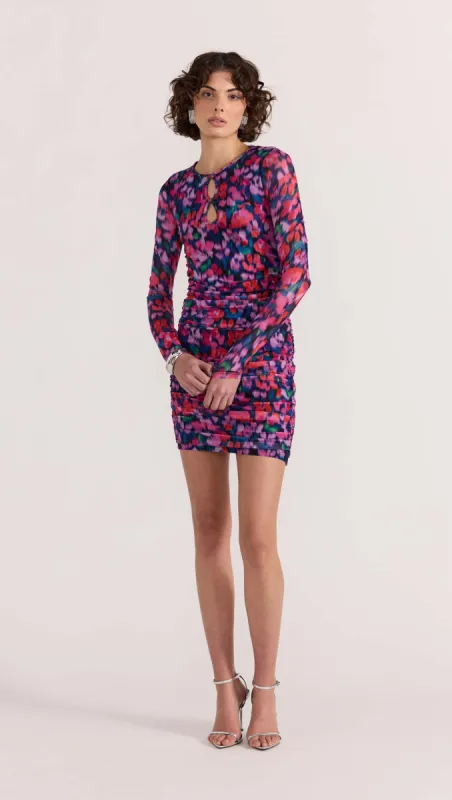 Calista Ruched Mesh Mini Dress - Final Sale sold by MINKPINK