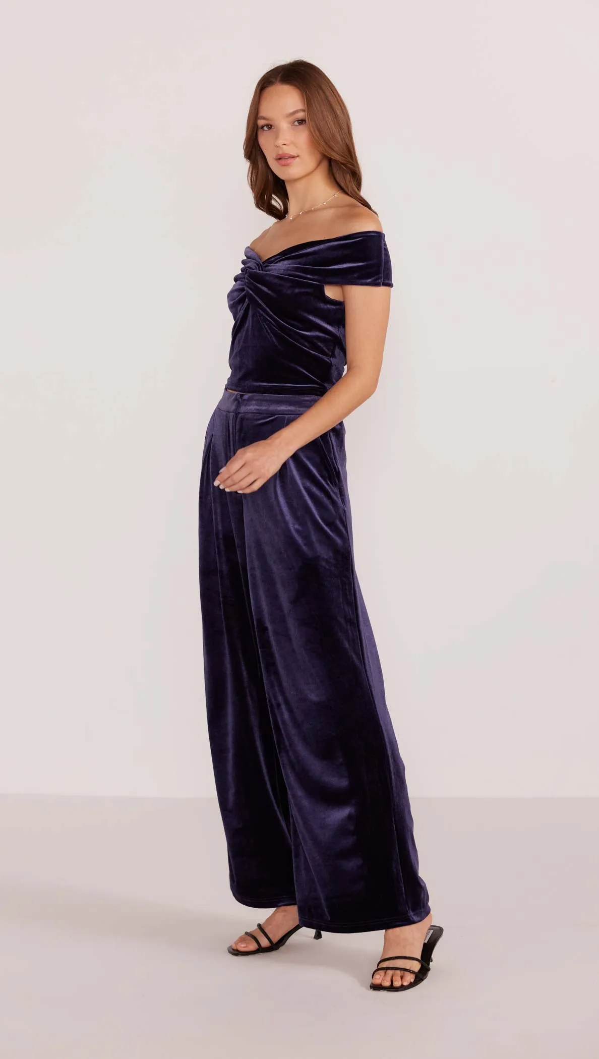 Nisha Velvet Tailored Pant - Final Sale sold by MINKPINK product image thumbnail 5