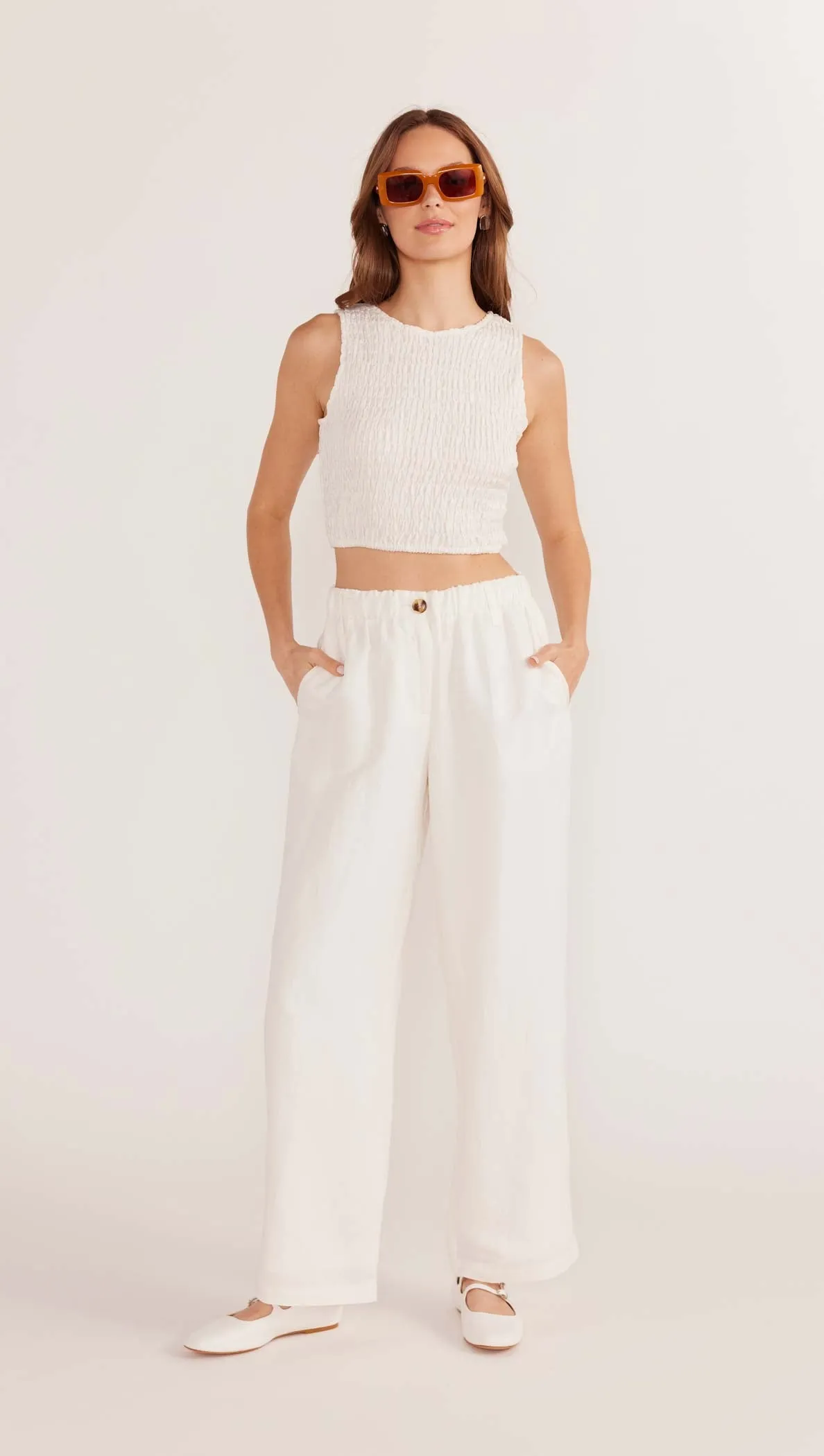 Nerida Shirred Tank Top sold by MINKPINK product image thumbnail 4