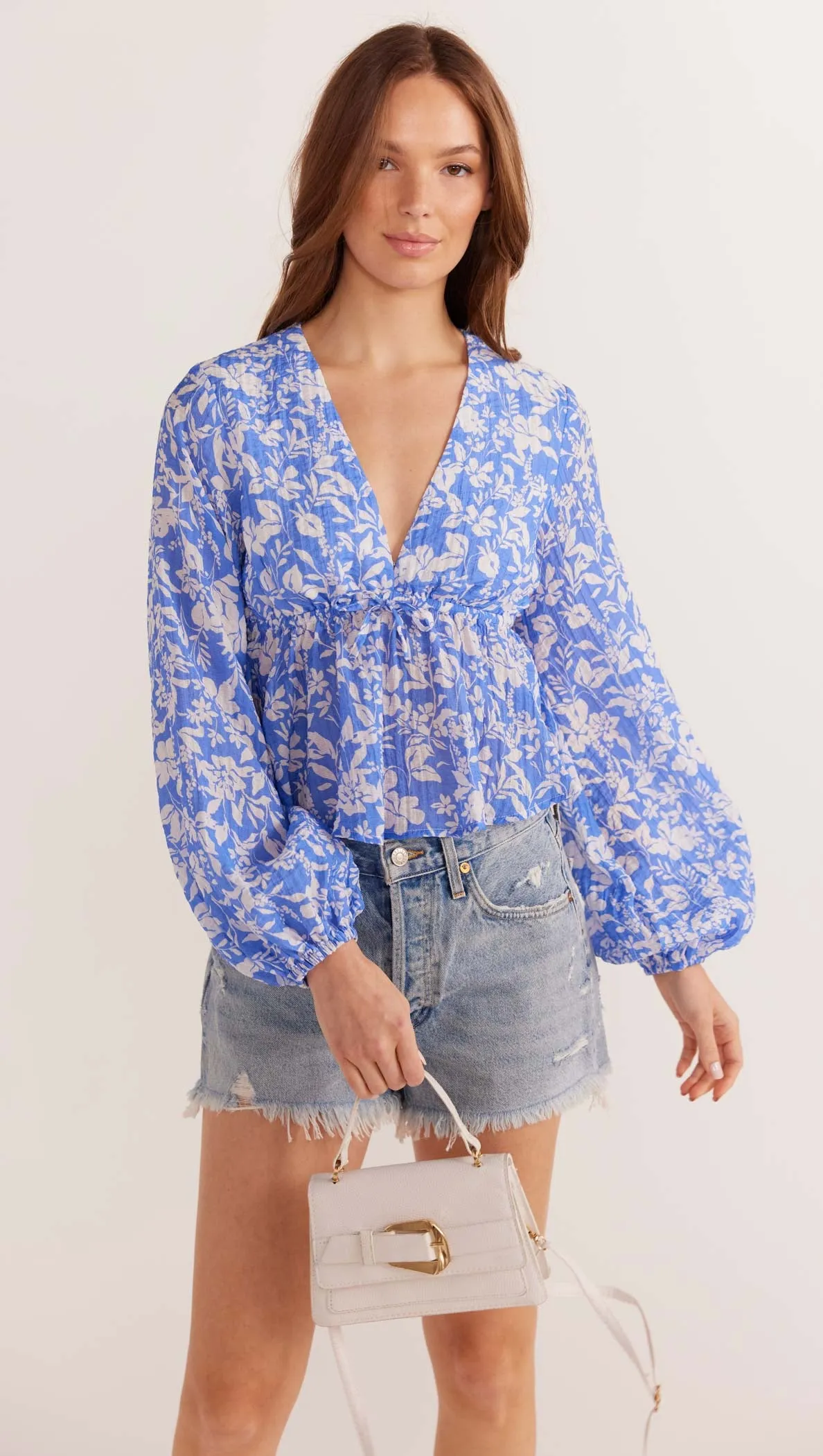Waverly Drawstring Blouse - Final Sale sold by MINKPINK product image thumbnail 2