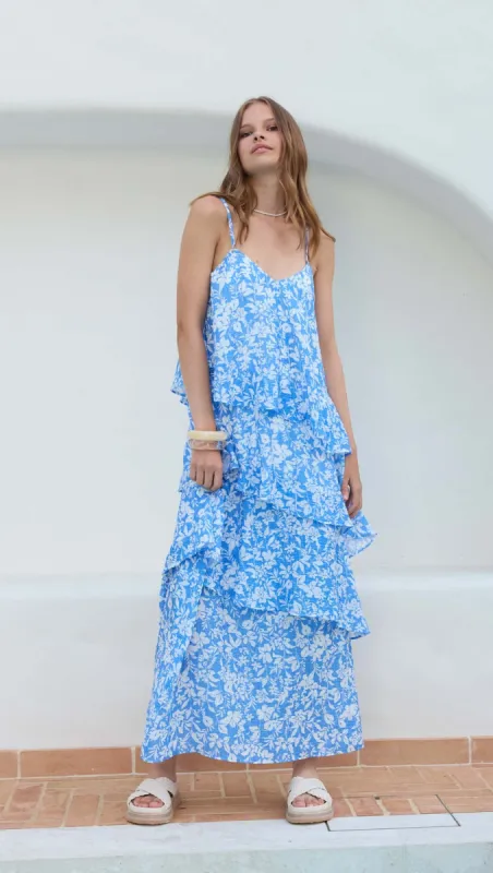 Waverly Tiered Midi Dress - Final Sale sold by MINKPINK