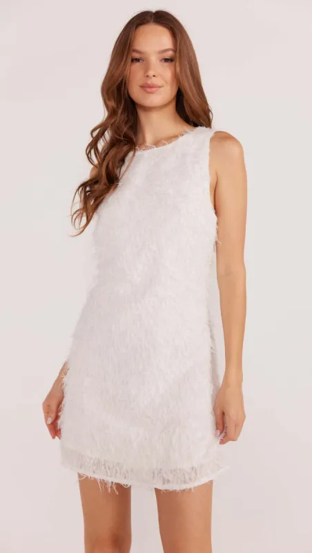 Yuki Fluffy Shift Mini Dress - Final Sale sold by MINKPINK