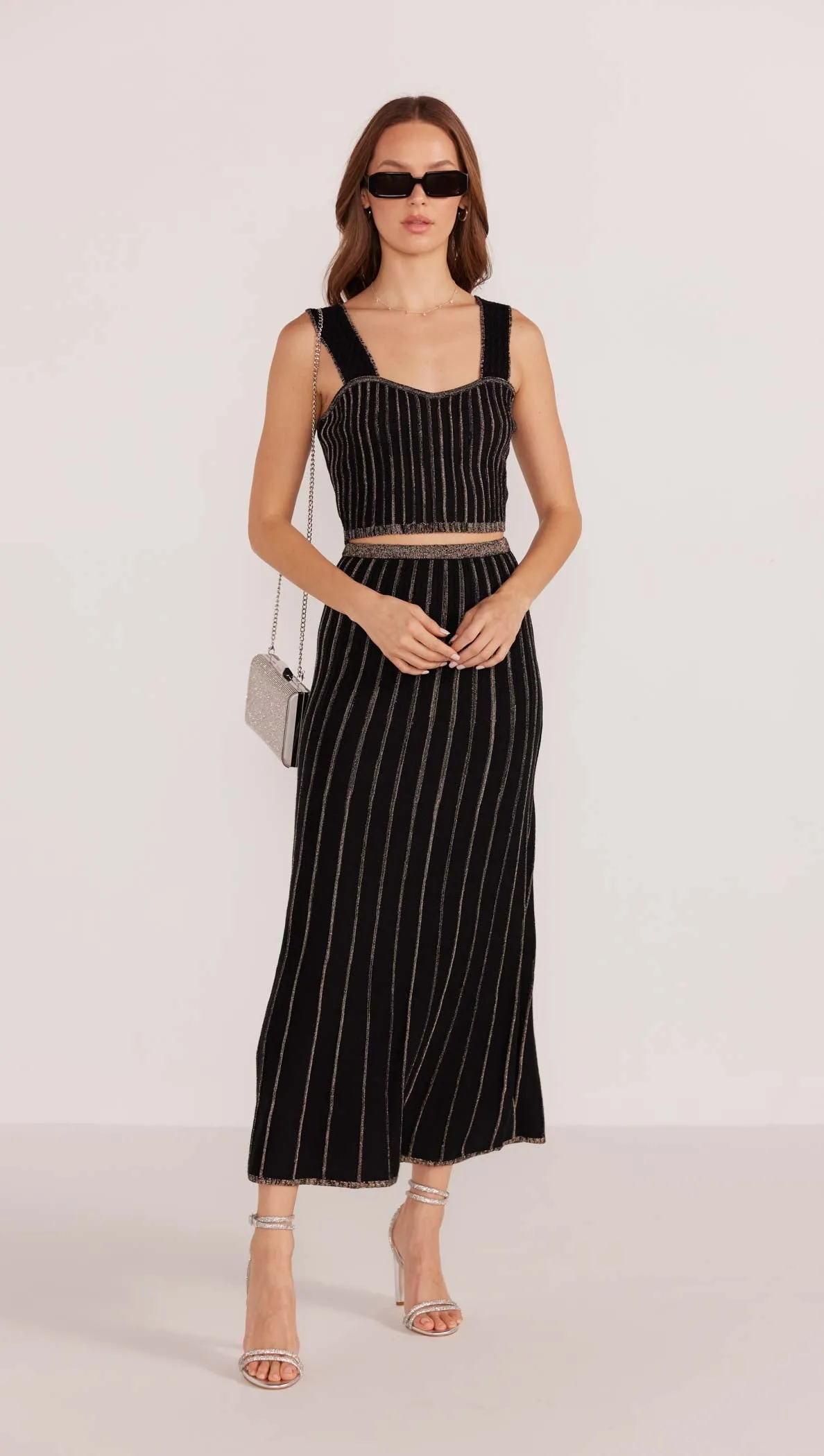 Celia Lurex Stripe Crop Top - Final Sale sold by MINKPINK product image thumbnail 4