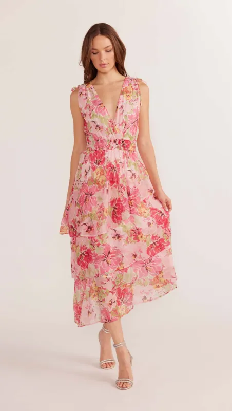 Simone Tiered Midi Dress - Final Sale sold by MINKPINK