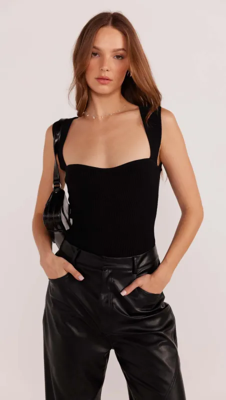 Gilded Rib Knit Top - Final Sale sold by MINKPINK
