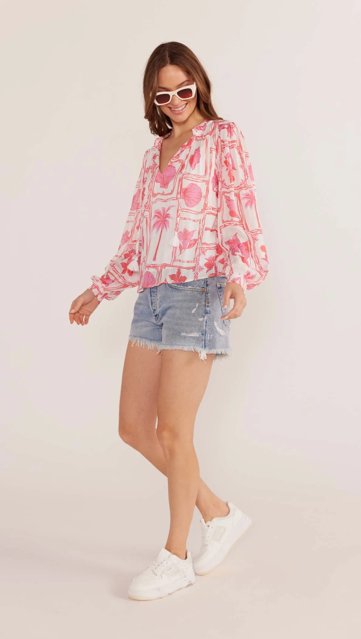 Bria Long Sleeve Blouse - Final Sale sold by MINKPINK product image thumbnail 3