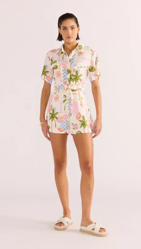 Gracie Belted Playsuit sold by MINKPINK