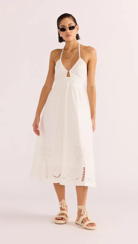 Romina Broderie Midi Dress sold by MINKPINK