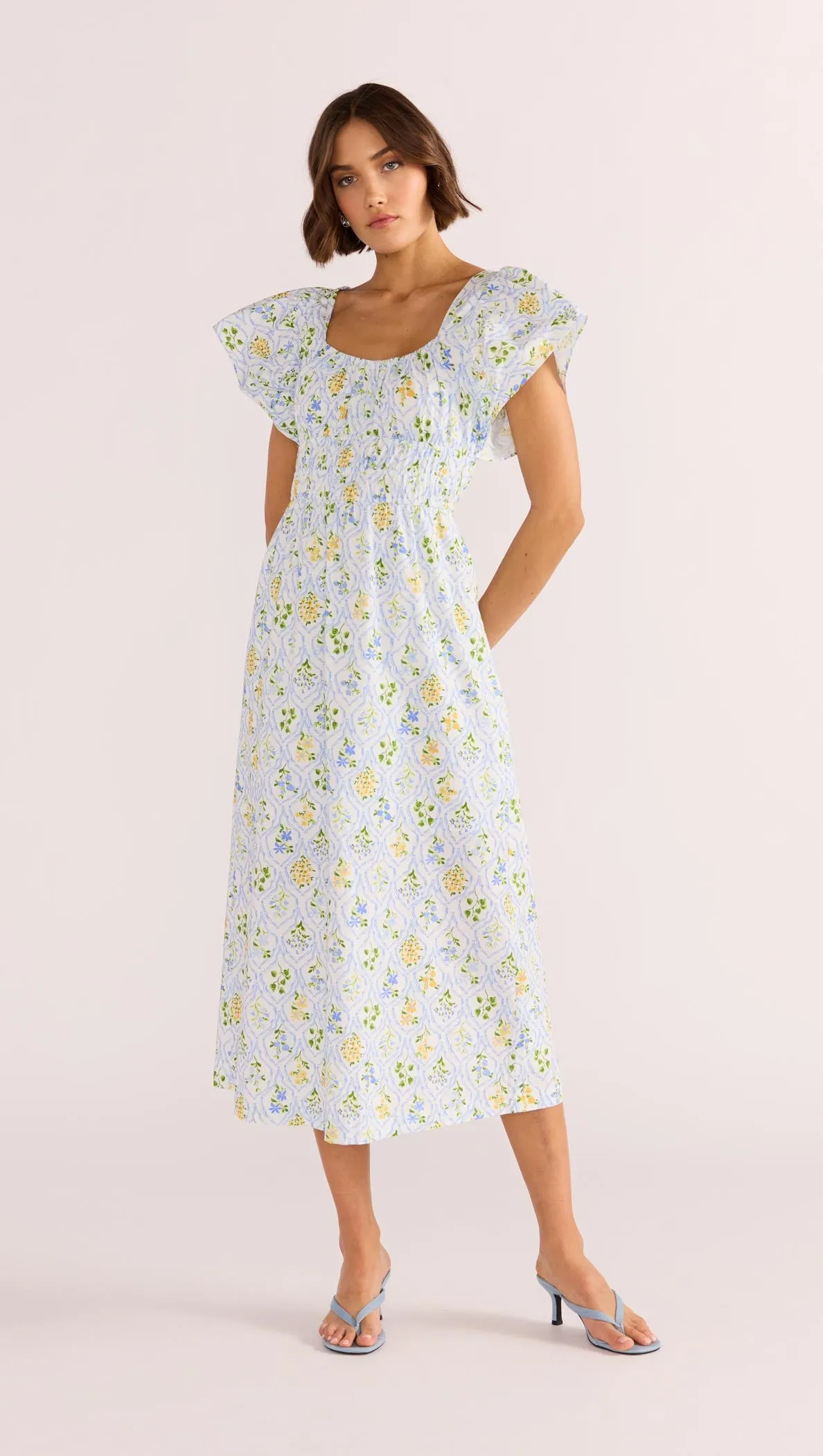 Meadow Flutter Midi Dress sold by MINKPINK