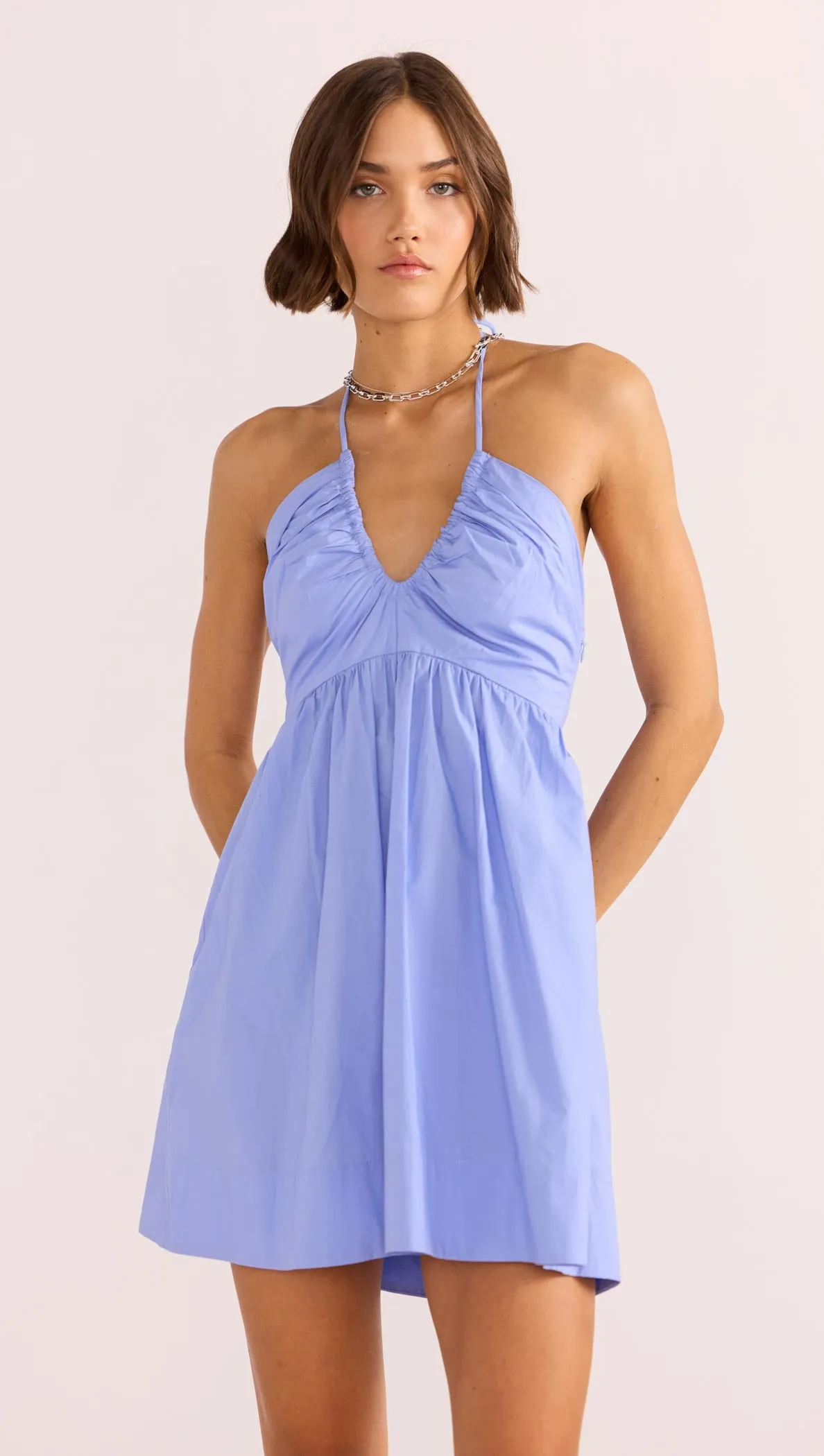 Avalon U Neck Mini Dress sold by MINKPINK