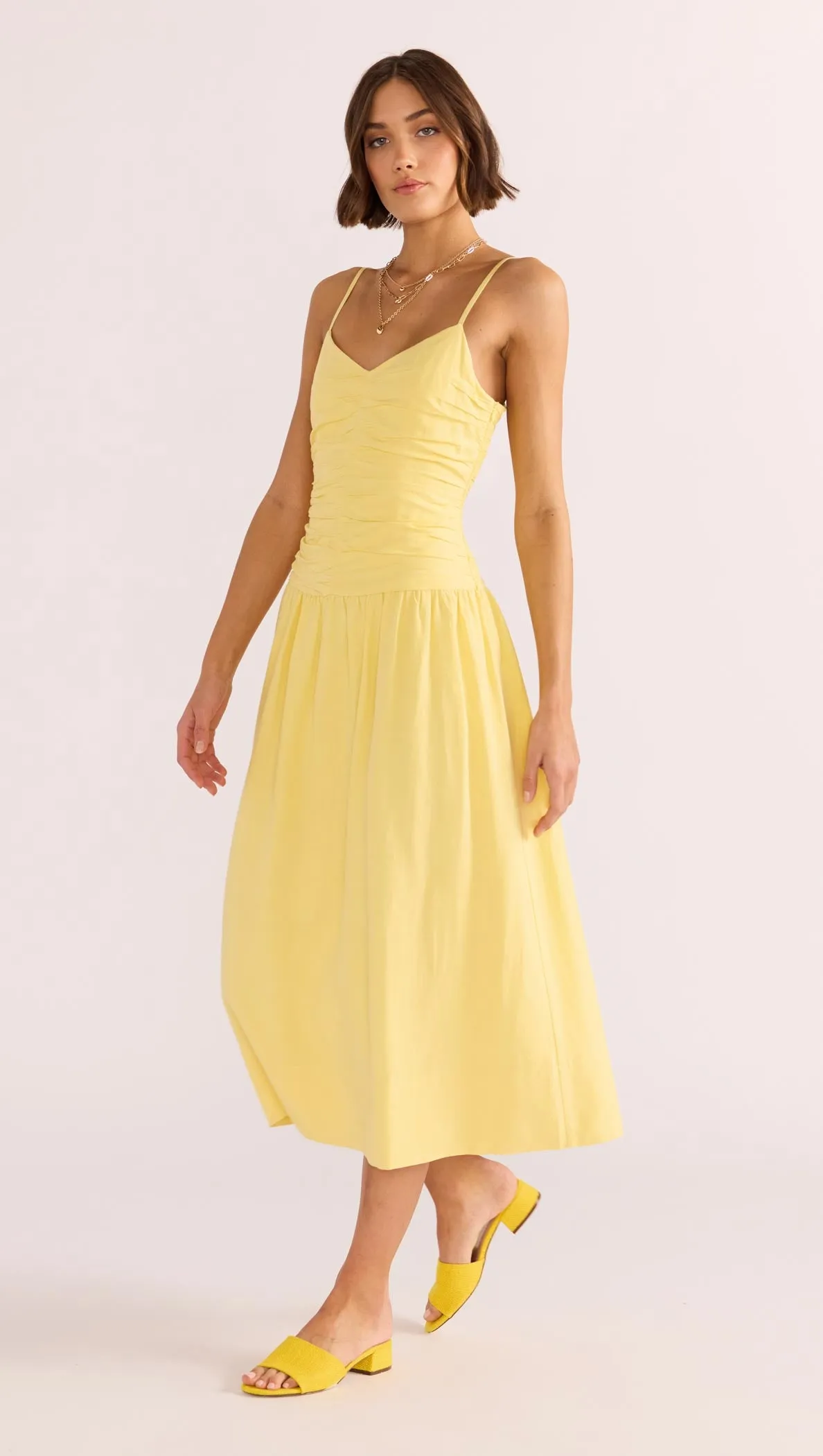 Ophelia Ruched Midi Dress sold by MINKPINK product image thumbnail 3