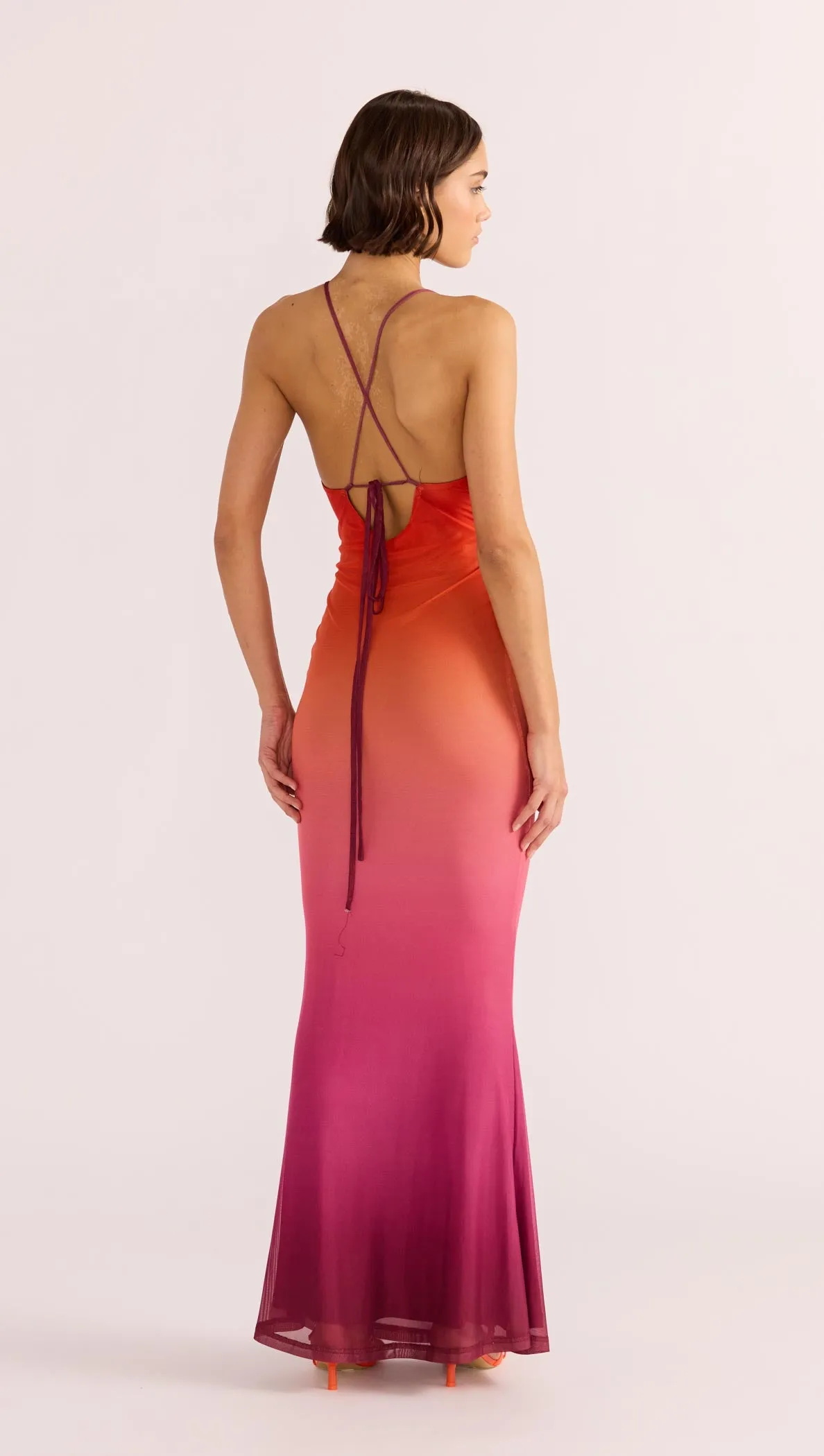 Cosima Ombre Mesh Maxi Dress sold by MINKPINK product image thumbnail 4